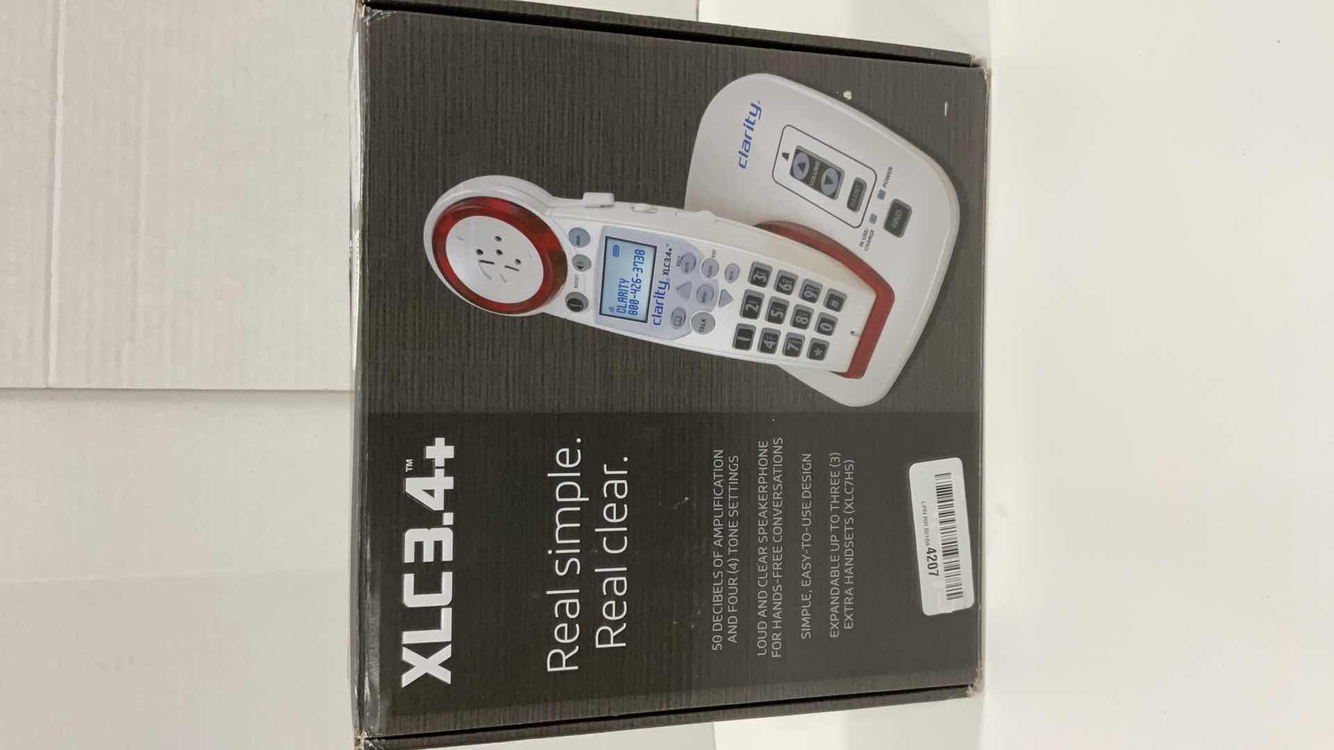 Photo 1 of CLARITY CORDLESS PHONE XLC3.4+