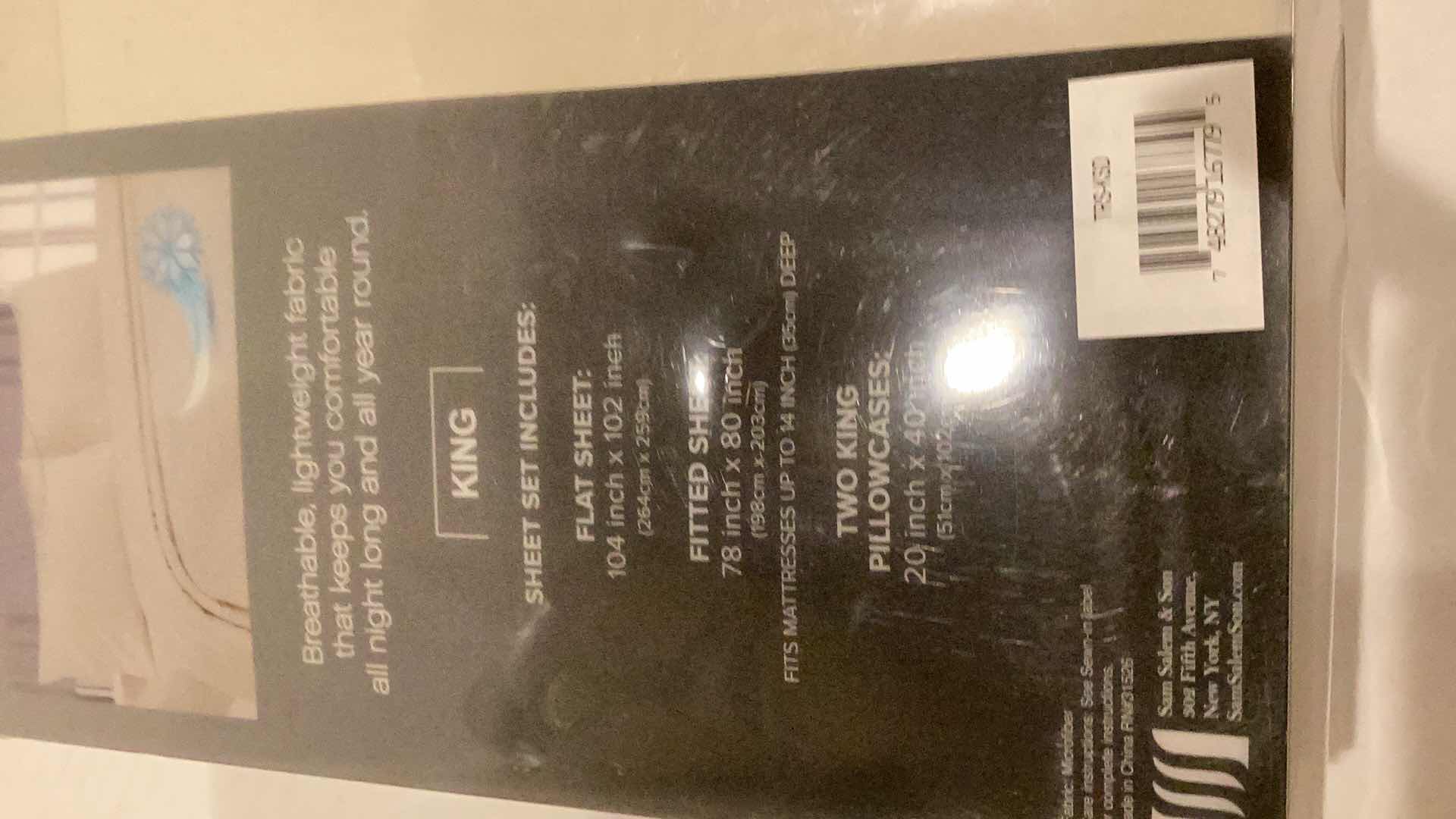 Photo 2 of COMFORT LAB KING TEMPERATURE REGULATING SHEET SET