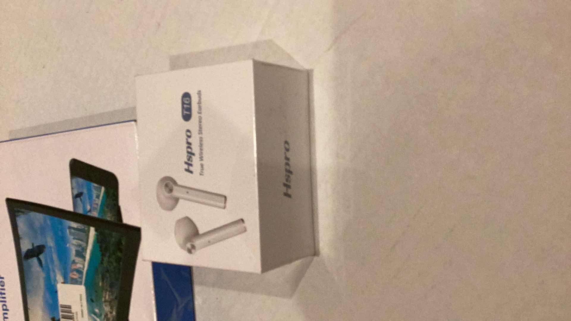 Photo 1 of EARBUDS AND CURVED PHONE HD SCREEN AMPLIFIER