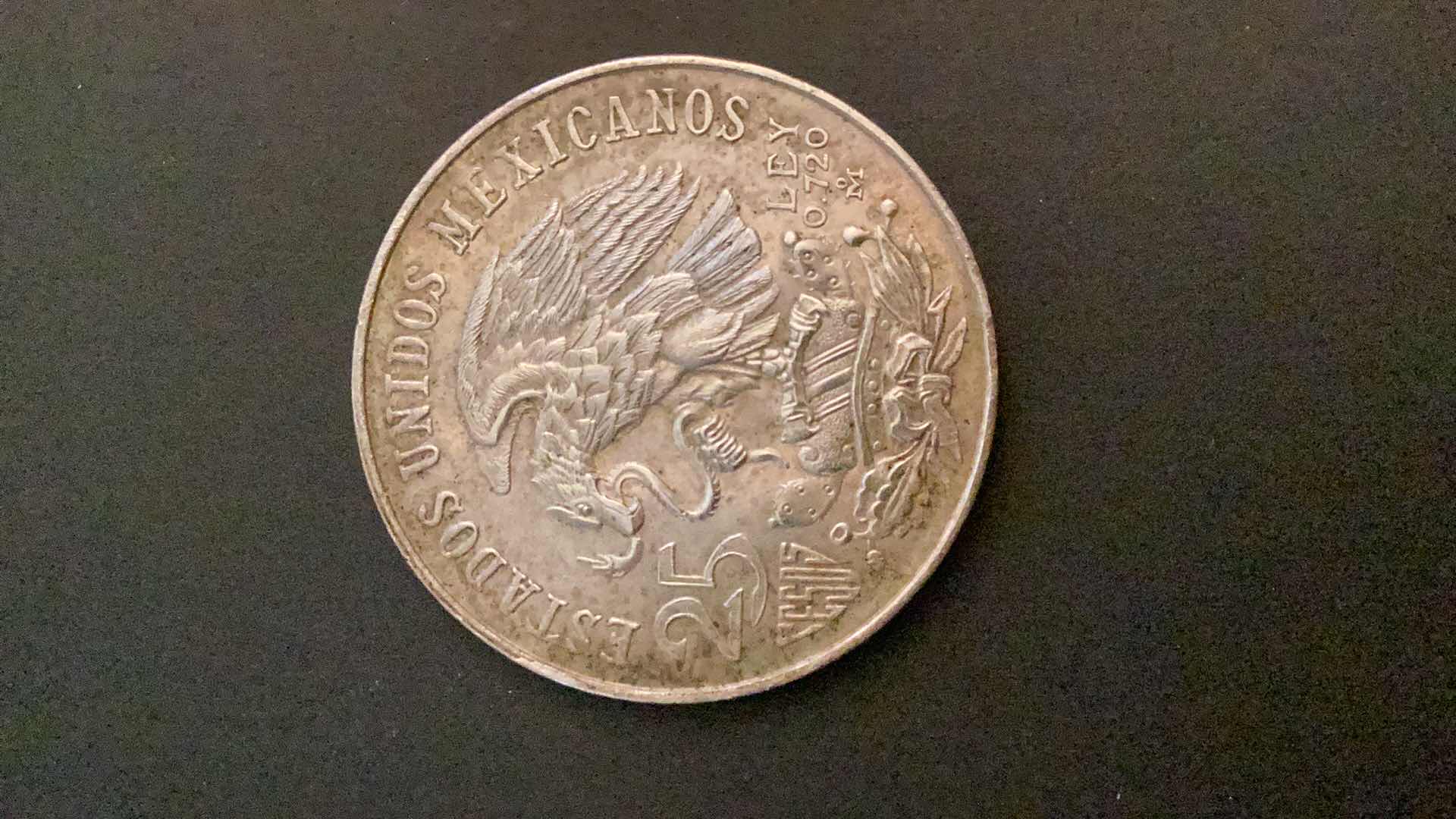 Photo 1 of 1968 MEXICO OLYMPICS  25 C COIN
