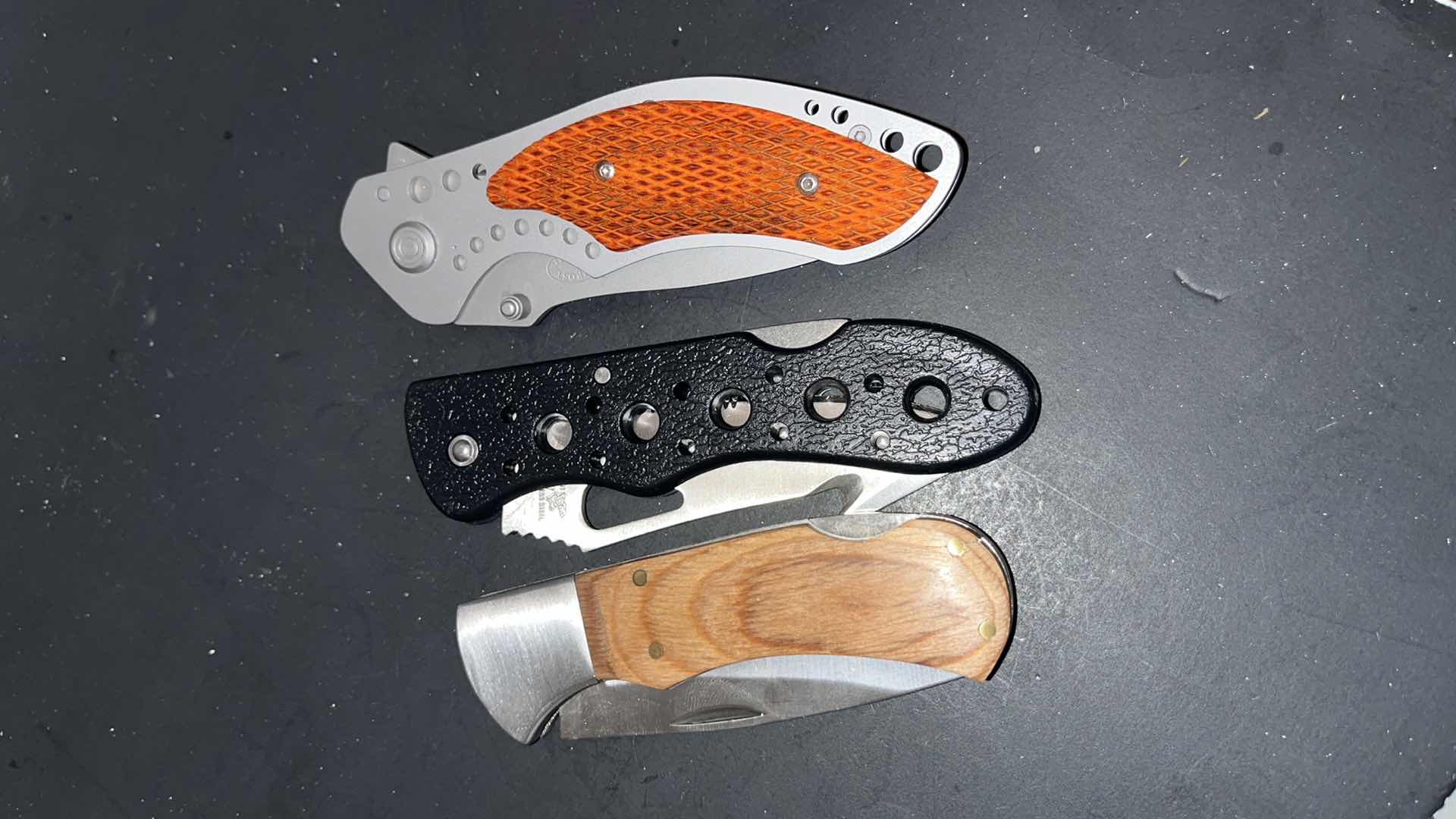Photo 1 of KNIVES, SET OF 3