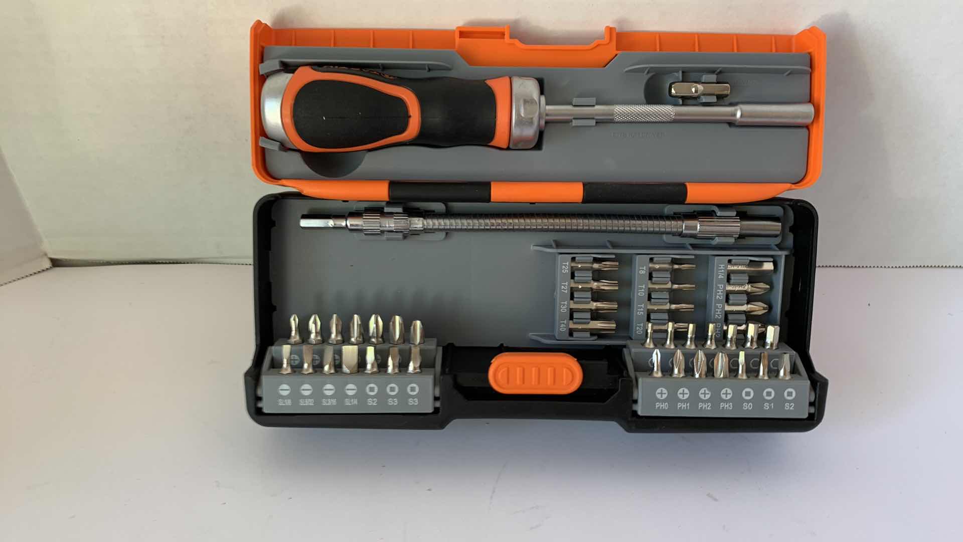 Photo 1 of TACTIX ADJUSTABLE SCREWDRIVER WITH BITS