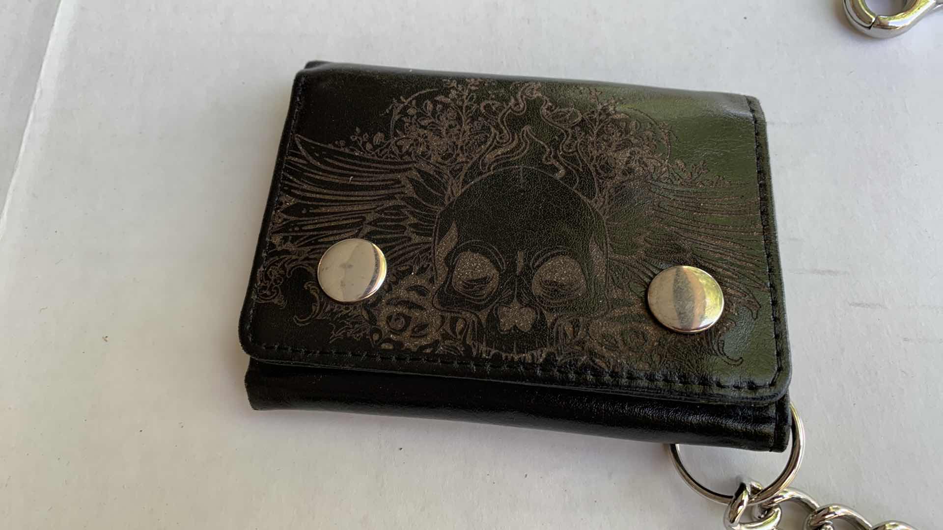 Photo 1 of LEATHER BIKER WALLET WITH CHAIN
