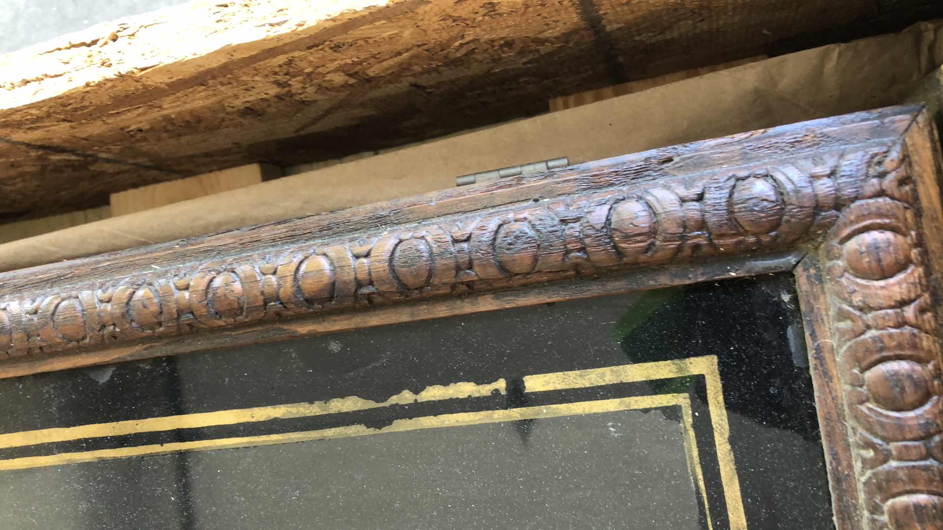 Photo 3 of ANTIQUE CLOCK 29” X 16”