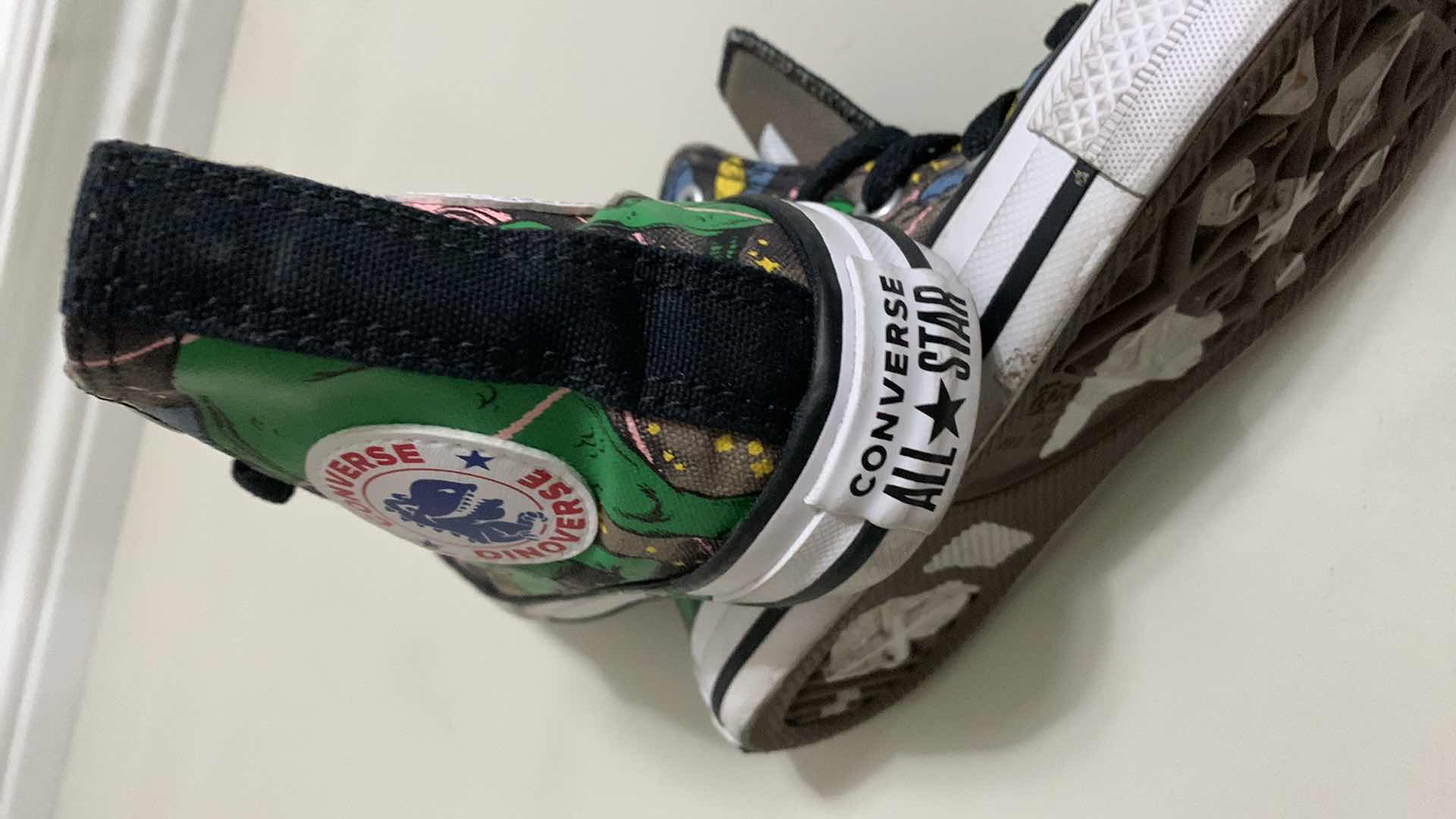 Photo 1 of CONVERSE DINOVERSE KIDS HI TOPS SIZE 11