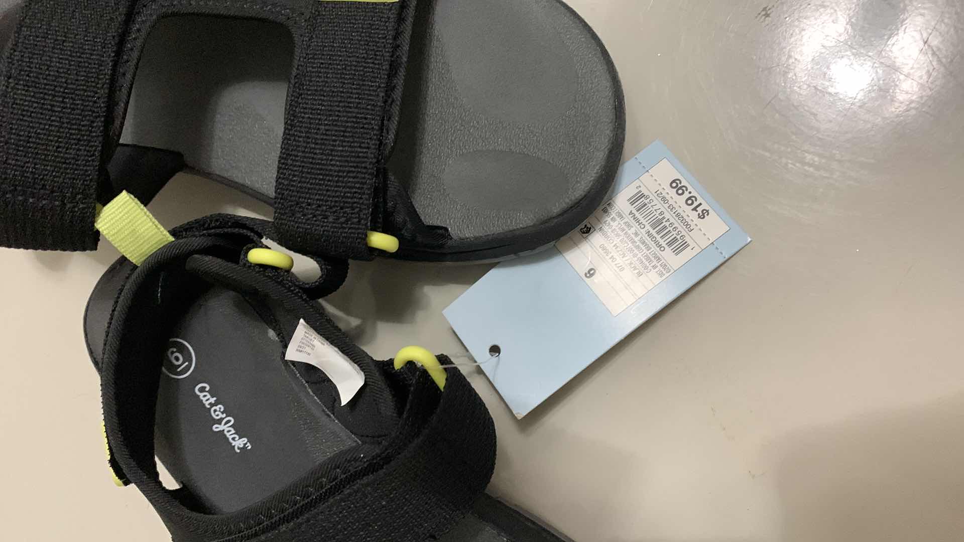 Photo 1 of BOYS CAT AND JACK SANDALS SIZE 6