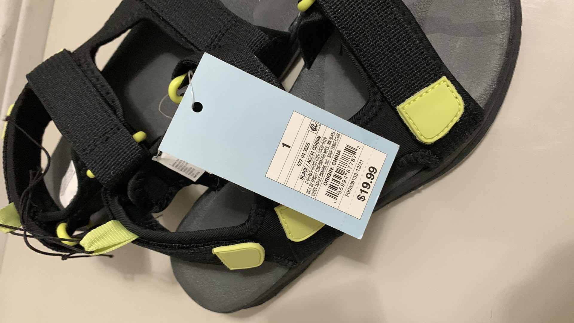 Photo 1 of BOYS CAT AND JACK SANDALS SIZE 1