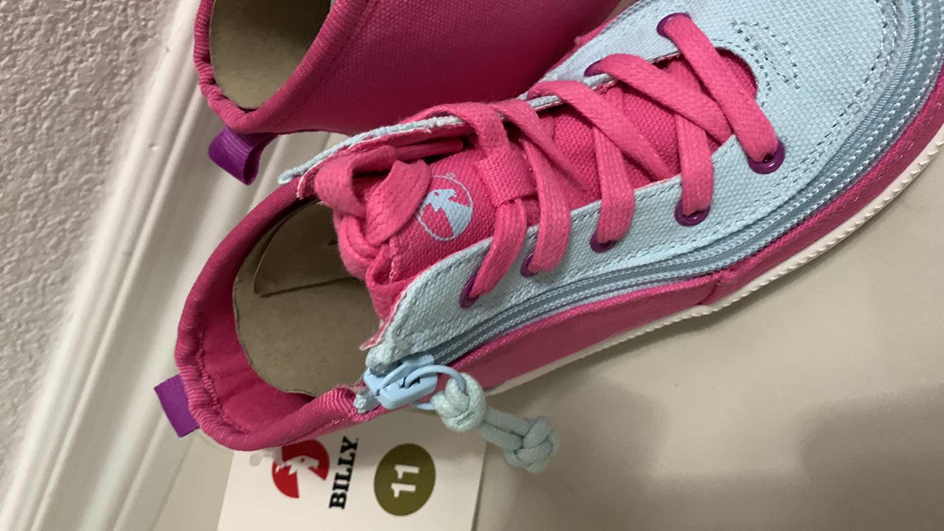 Photo 1 of GIRLS ZIPPERED HI TOPS SIZE 11