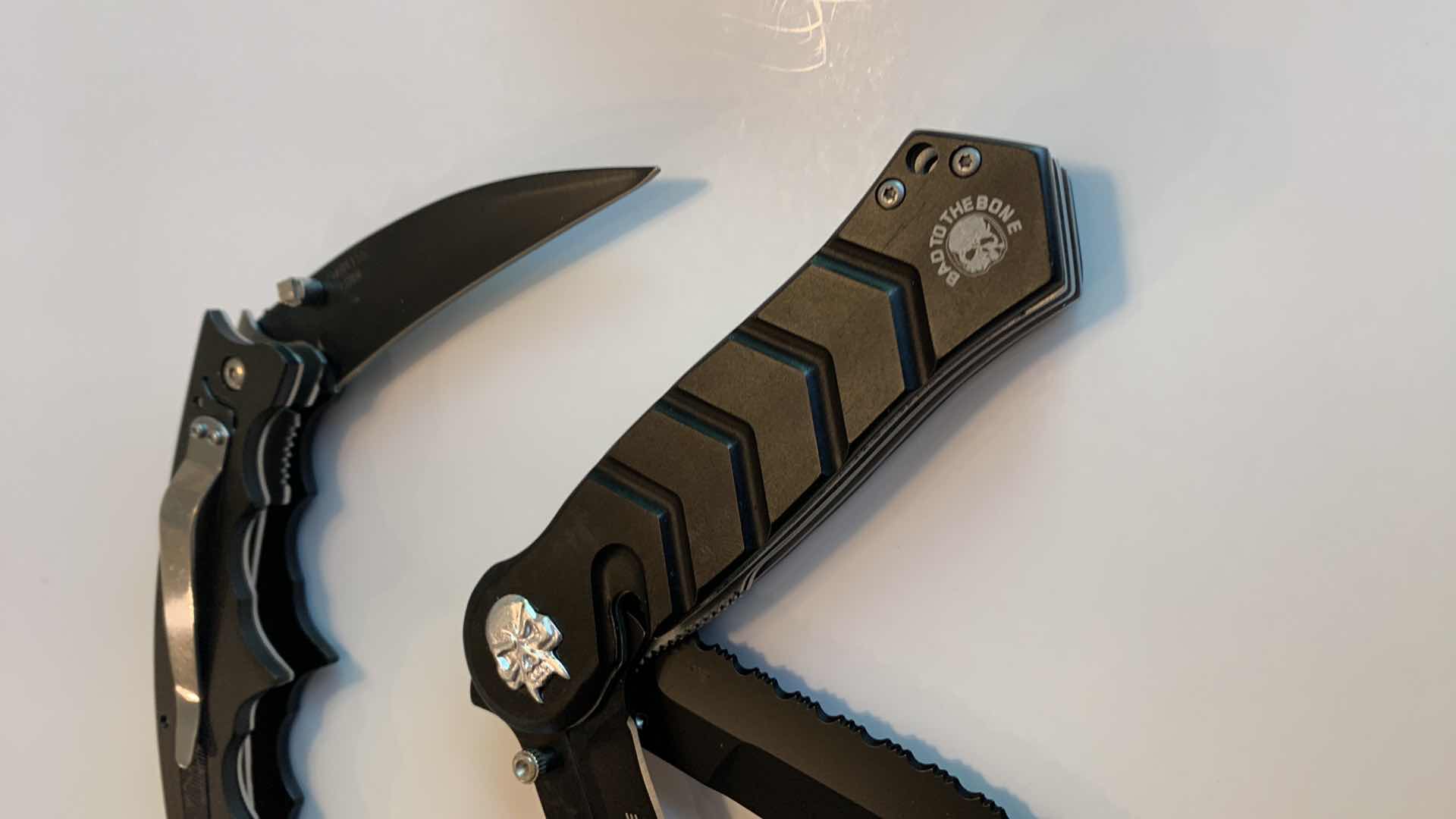 Photo 1 of TWO MULTI BLADE KNIVES