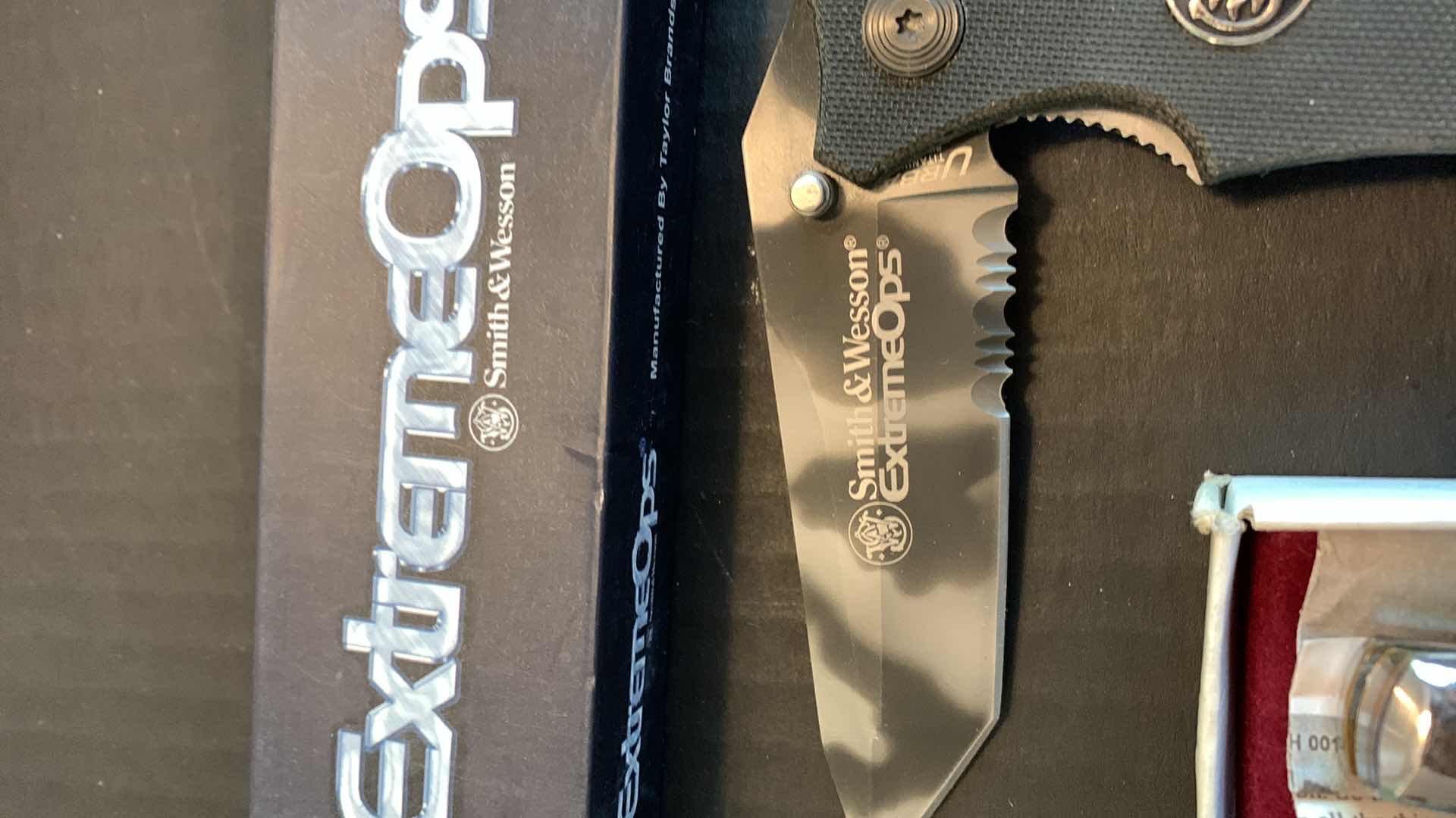 Photo 1 of PAIR OF KNIVES ONE IS SMITH AND WESSEN