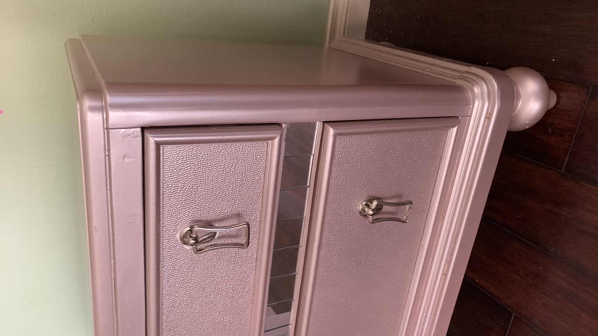 Photo 1 of FURNITURE OF AMERICA ARISTON ROSE GOLD NIGHT STAND 26” X 17” H 28”