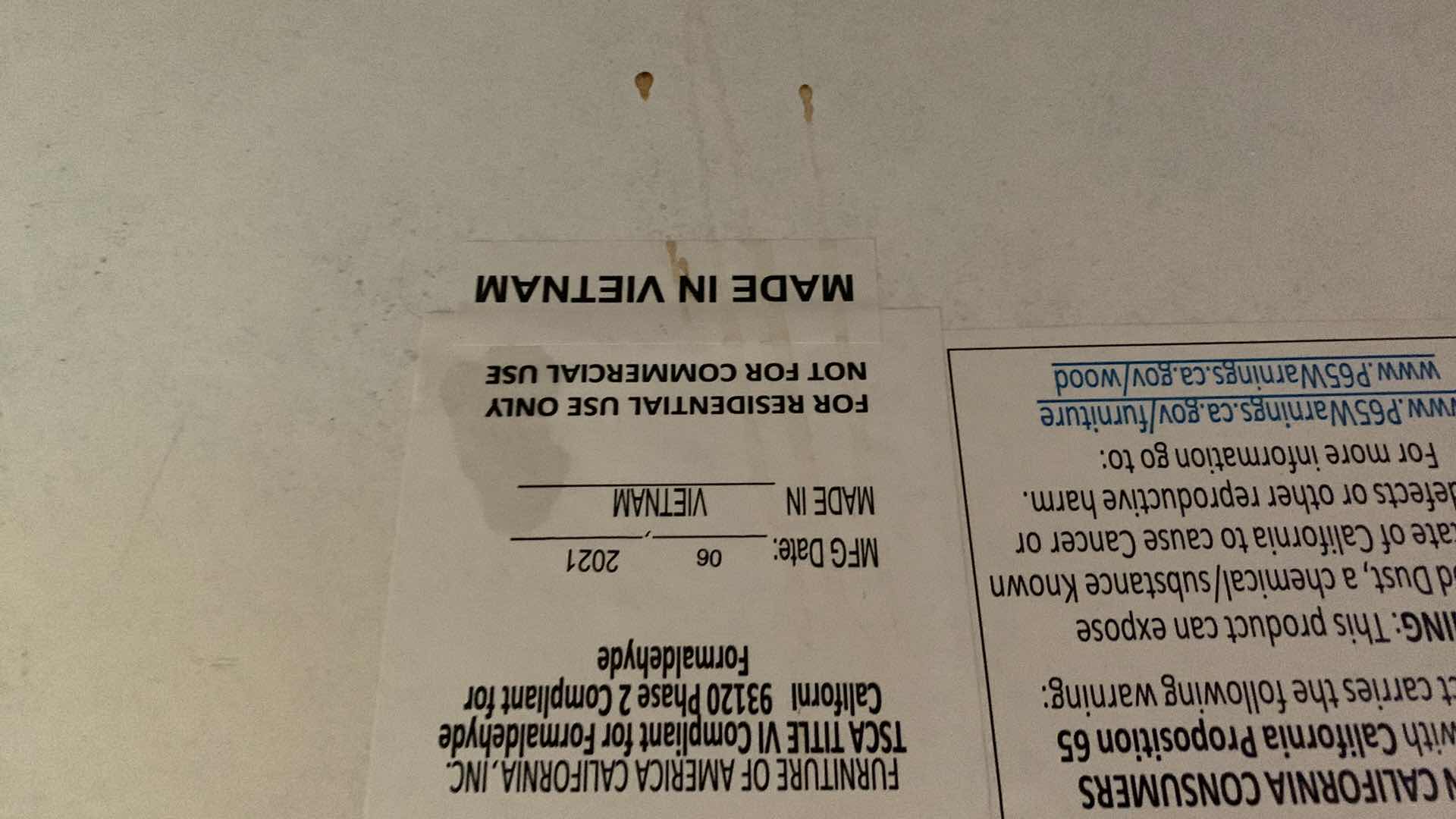 Photo 1 of FURNITURE OF AMERICA ARISTON ROSE GOLD NIGHT STAND 26” X 17” H 28”