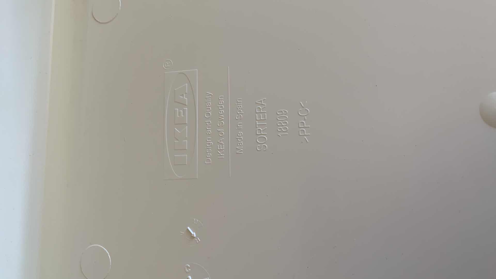 Photo 1 of PAIR OF IKEA STORAGE CONTAINERS WITH LIDS SORTERA 18809 22” X 16” H 18