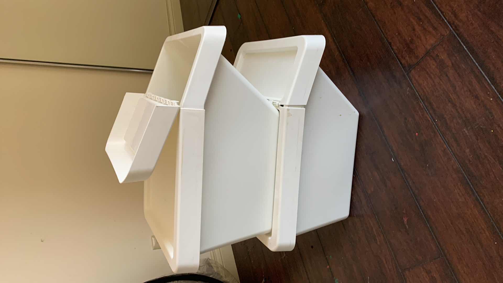 View 2 of PAIR OF IKEA STORAGE CONTAINERS WITH LIDS SORTERA 22” X 15” H 11”