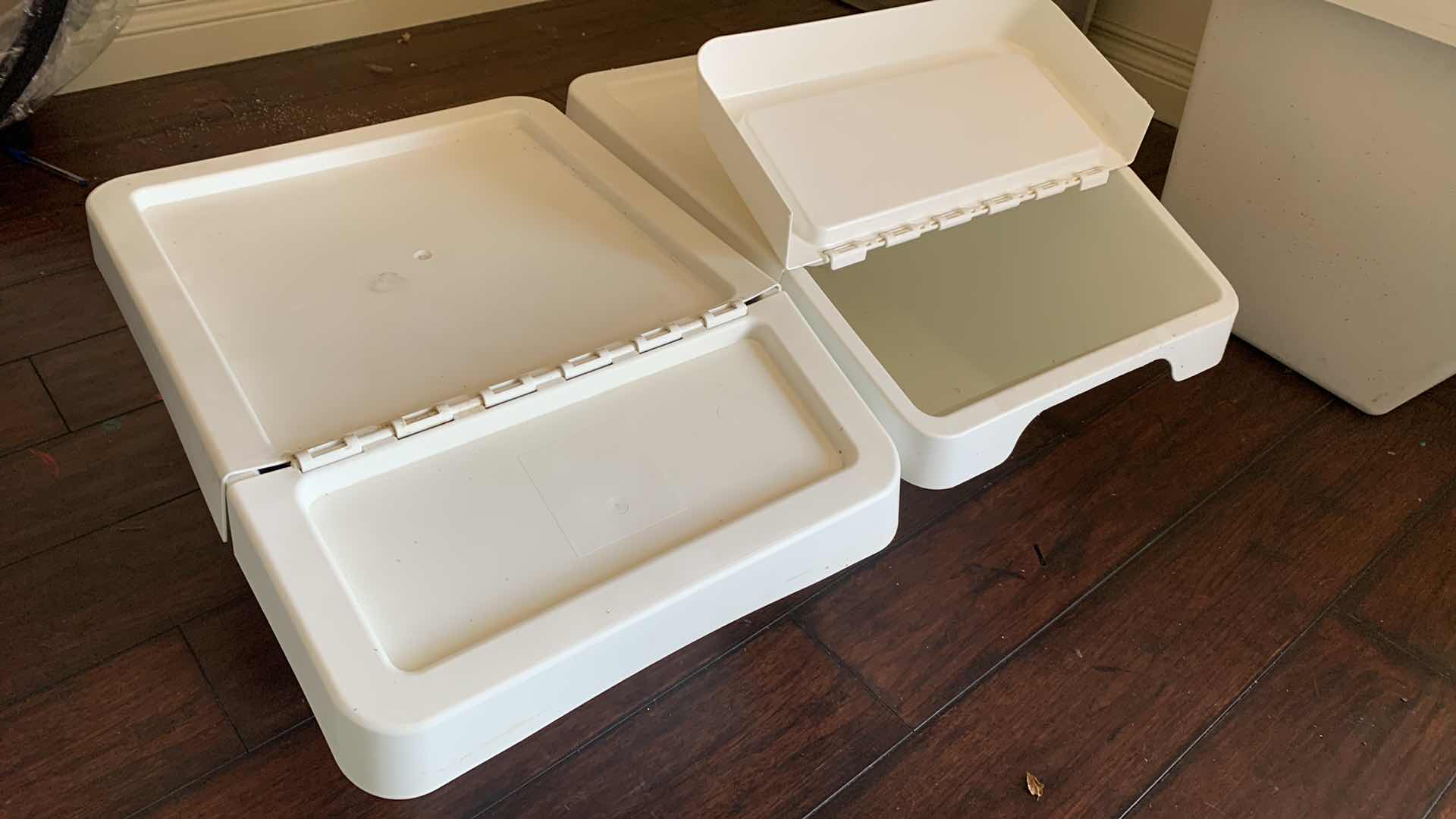 View 1 of PAIR OF IKEA STORAGE CONTAINERS WITH LIDS SORTERA 22” X 15” H 11”