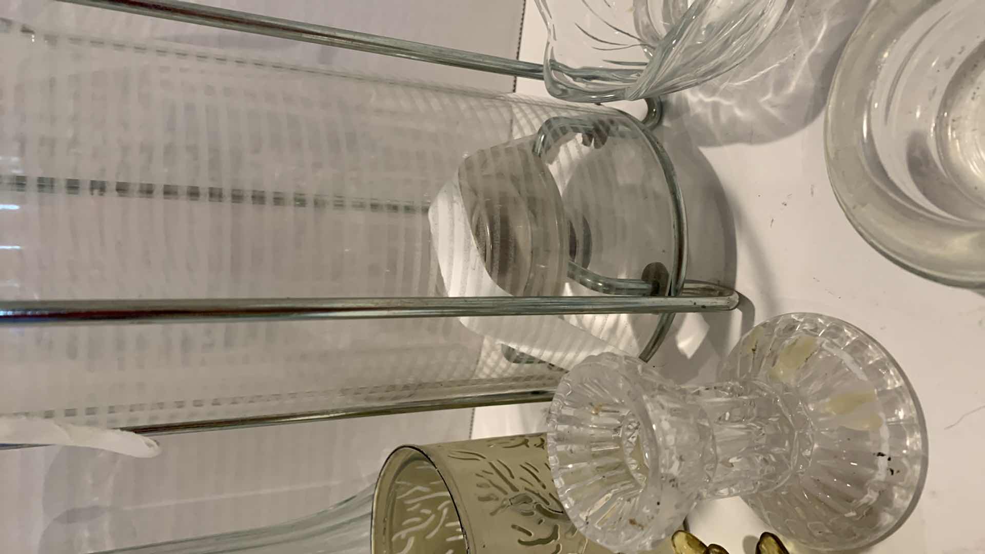 Photo 1 of ASSORTED GLASSWARE