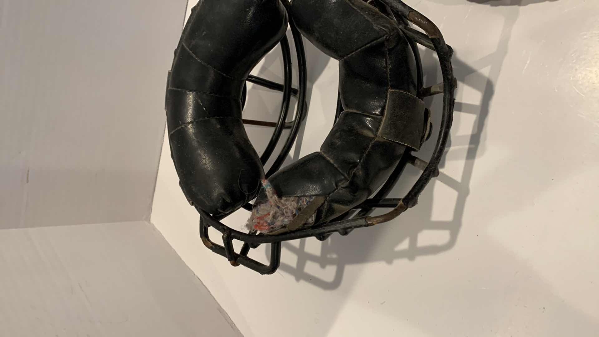 Photo 1 of BASEBALL VINTAGE WILSON CATCHERS MASK AND MACGREGOR DEL CRANDALL MITT