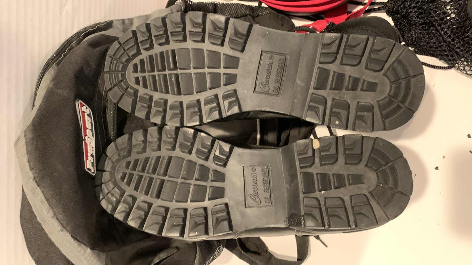 Photo 1 of MENS BOOTS SIZE 10.5 AND BAGS