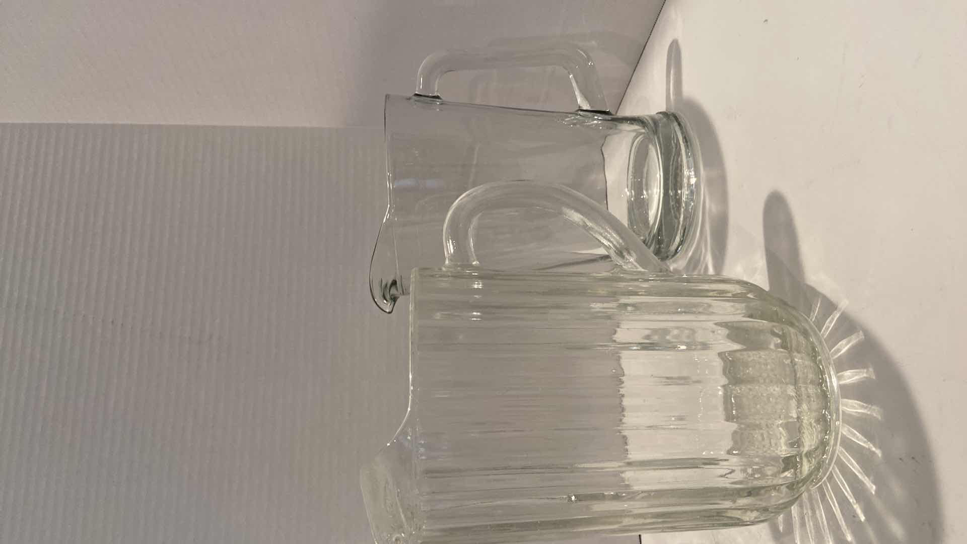 Photo 1 of GLASS PITCHERS AND TEA DISPENSER