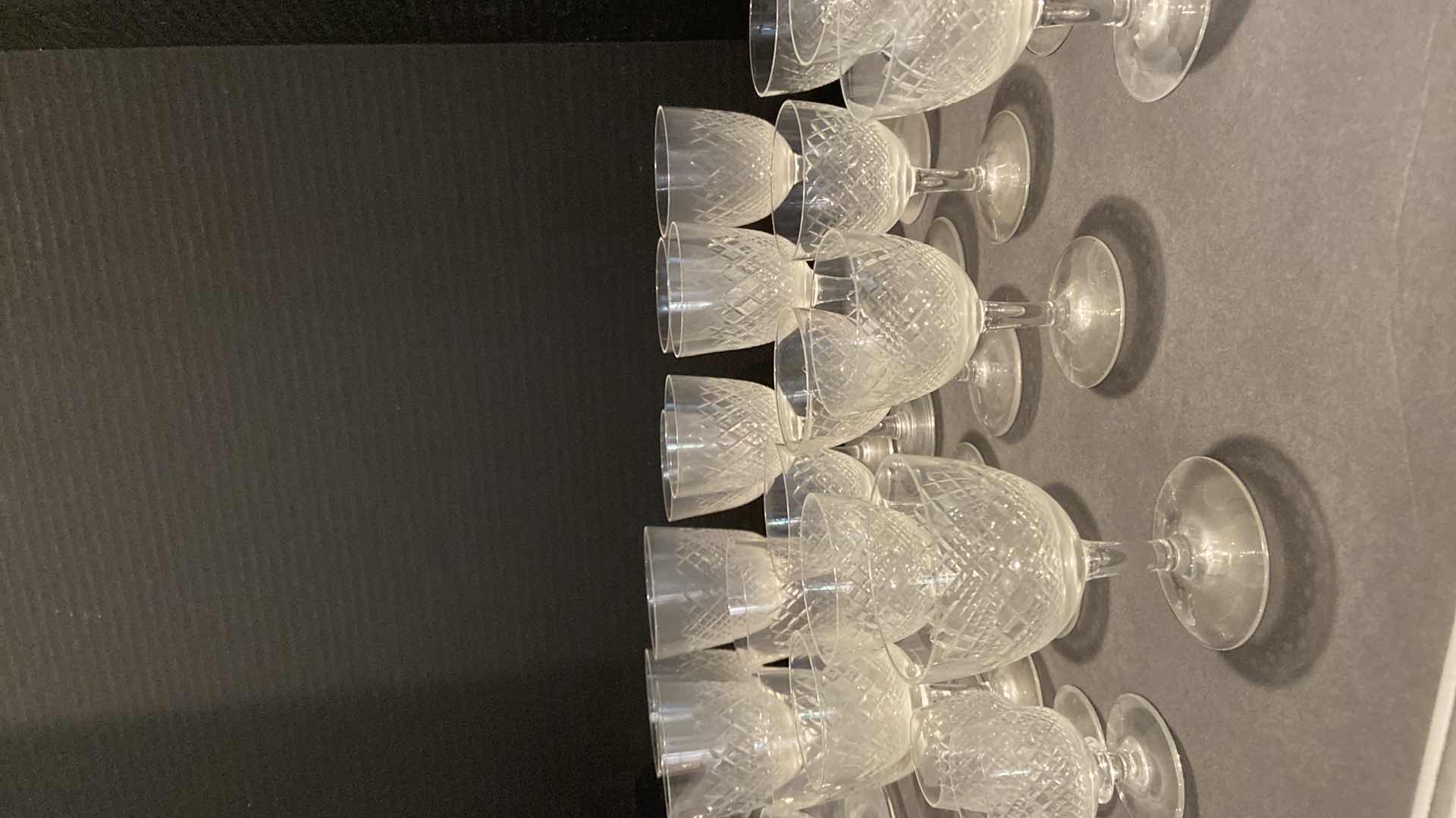 Photo 1 of CUT CRYSTAL GLASS SET