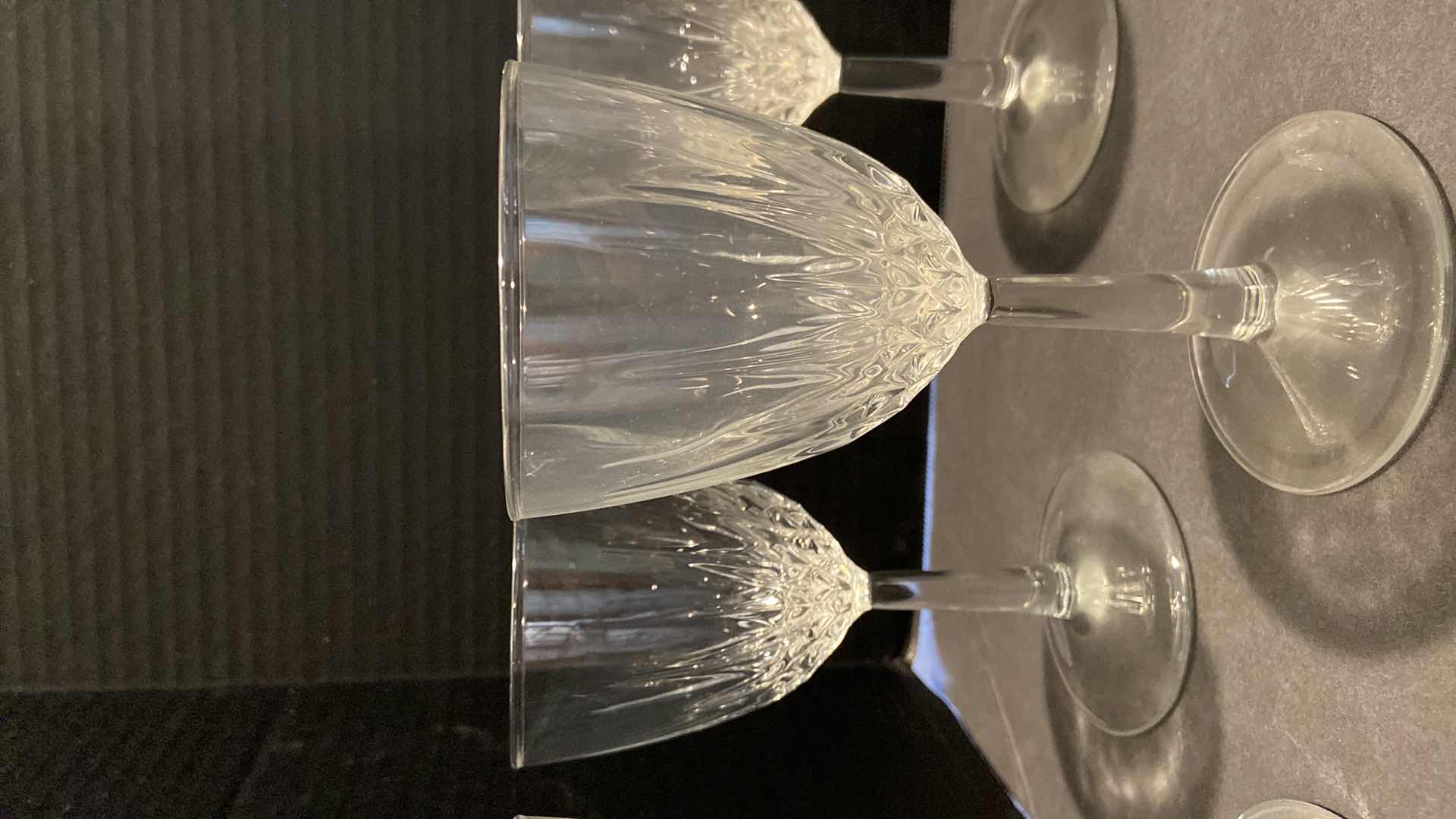 Photo 1 of CRYSTAL WINE GLASS SET