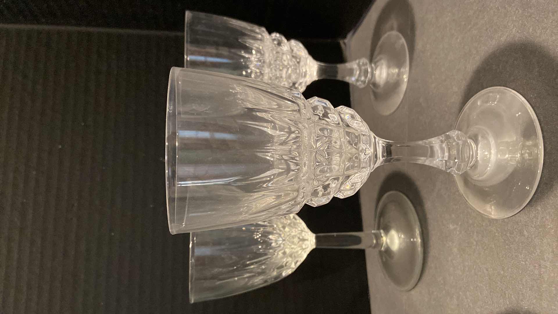 Photo 1 of CRYSTAL WINE GLASS SET