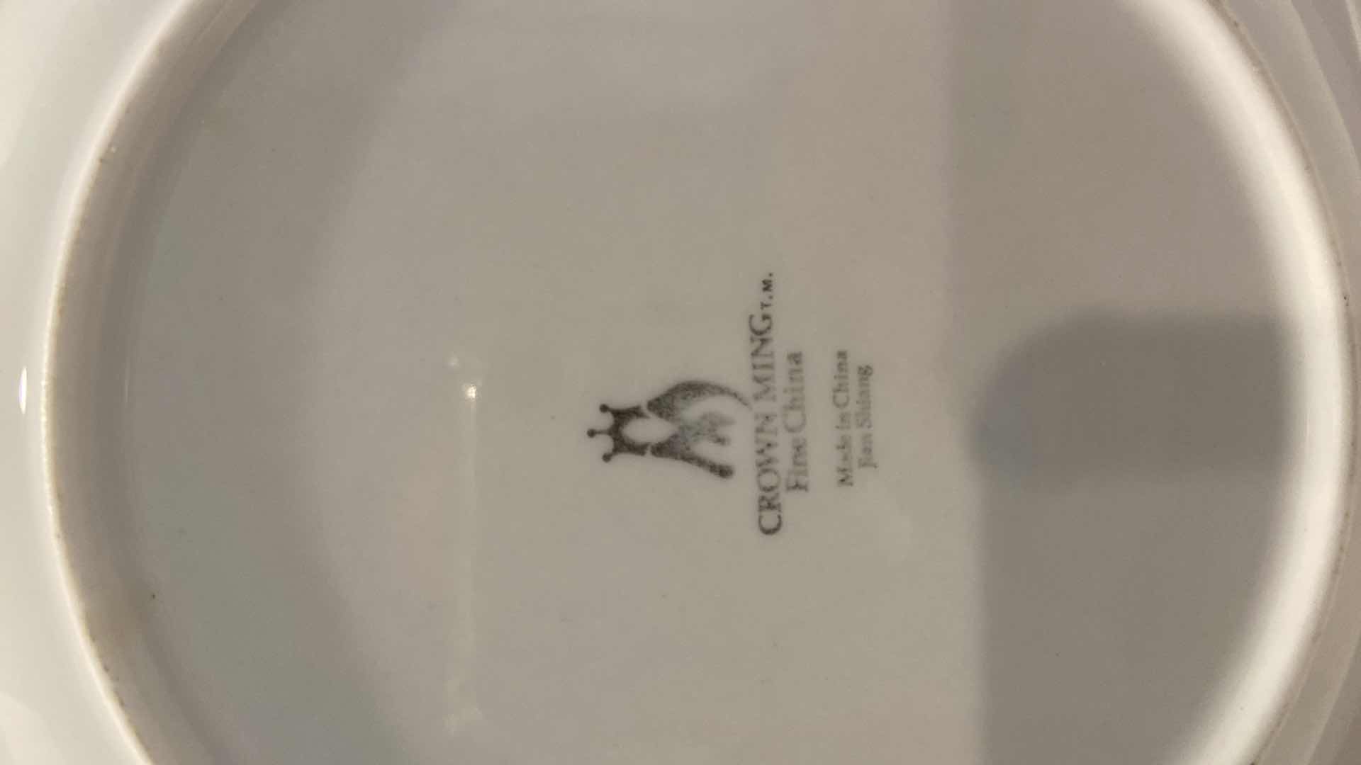 Photo 1 of CROWN MING FINE CHINA DINNERWARE SET OF 12