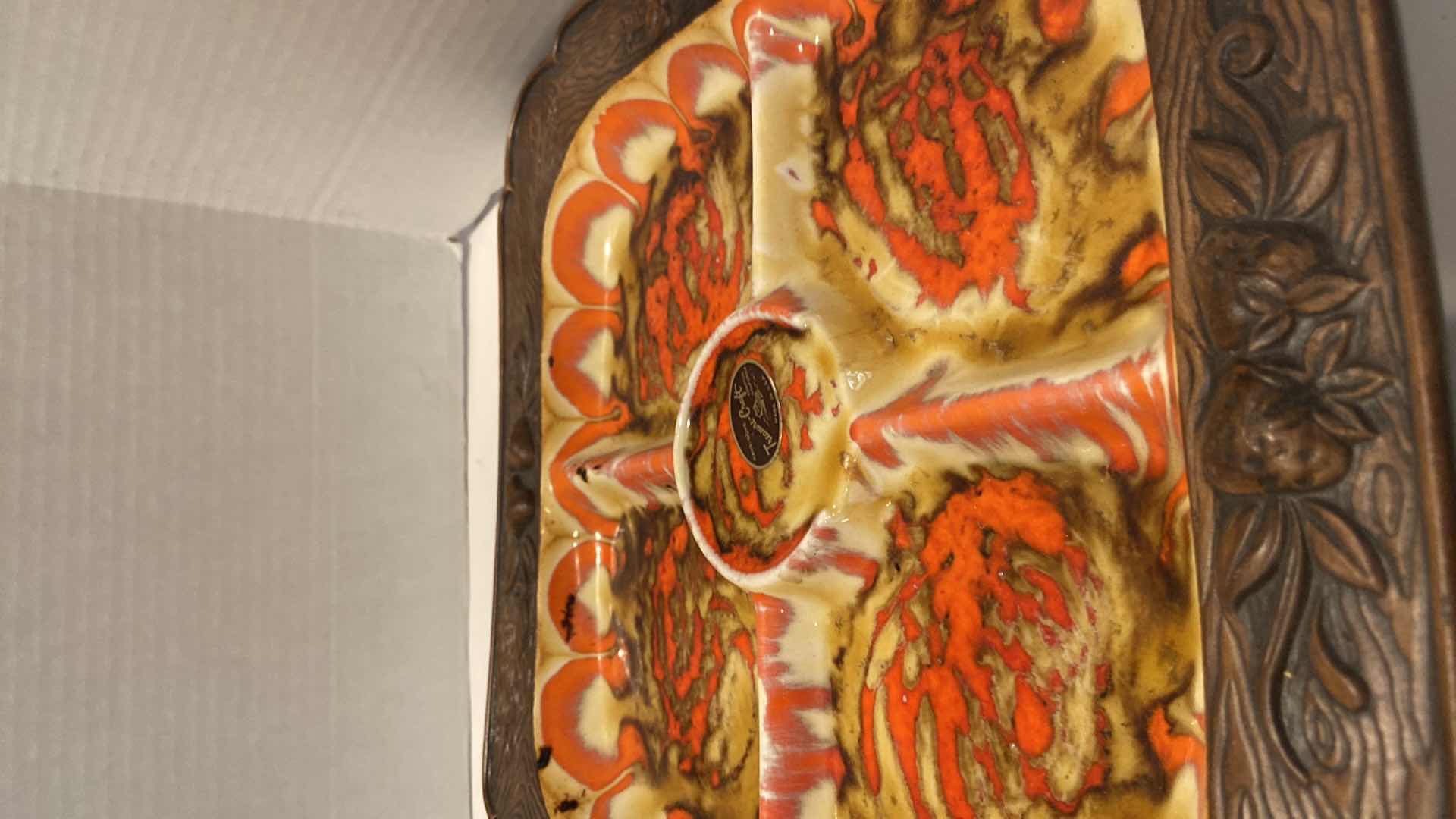 Photo 1 of MID CENTURY TREASURE CRAFT PARTY PLATTERS