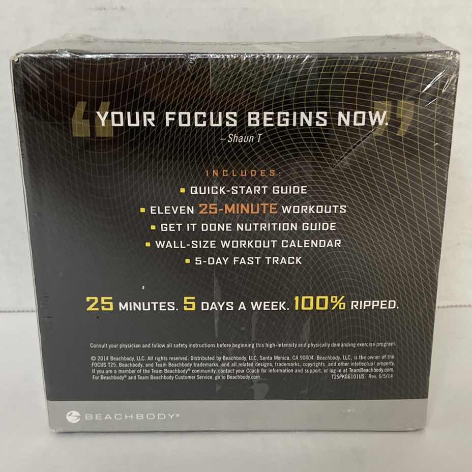 Photo 1 of BEACHBODY T25 DVD SET