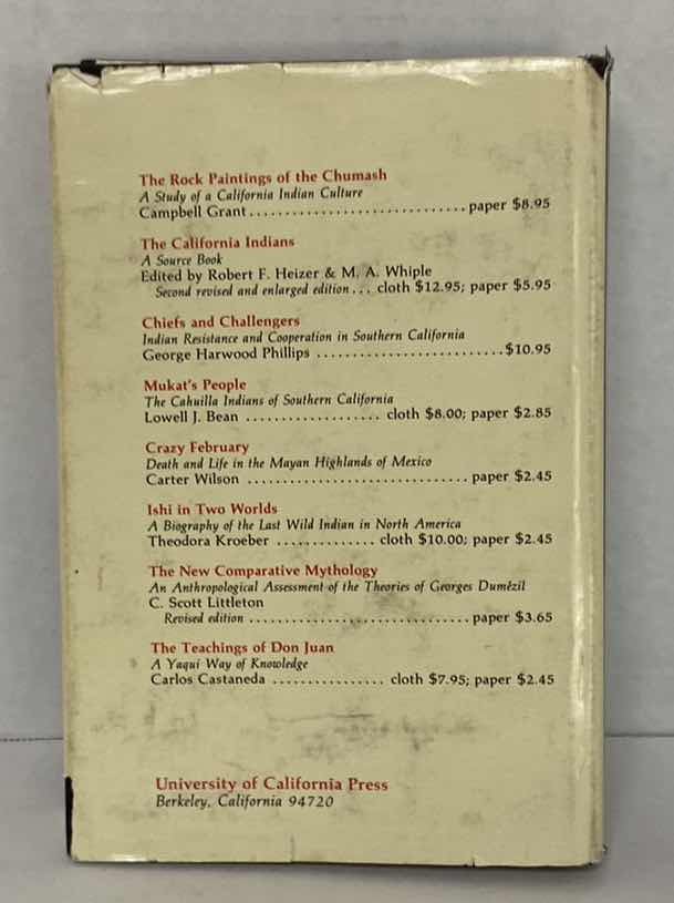 Photo 1 of DECEMBER’S CHILD A BOOK OF CHUMASH ORAL NARRATIVES EDITED BY THOMAS C. BLACKBURN