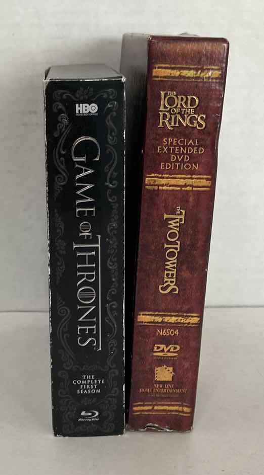 Photo 1 of GAME OF THRONES COMPLETE FIRST SEASON AND THE LORD OF THE RINGS THE TWO TOWERS
