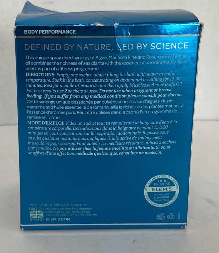 Photo 1 of ELEMIS MUSCLEASE HERBAL BATH SYNERGY