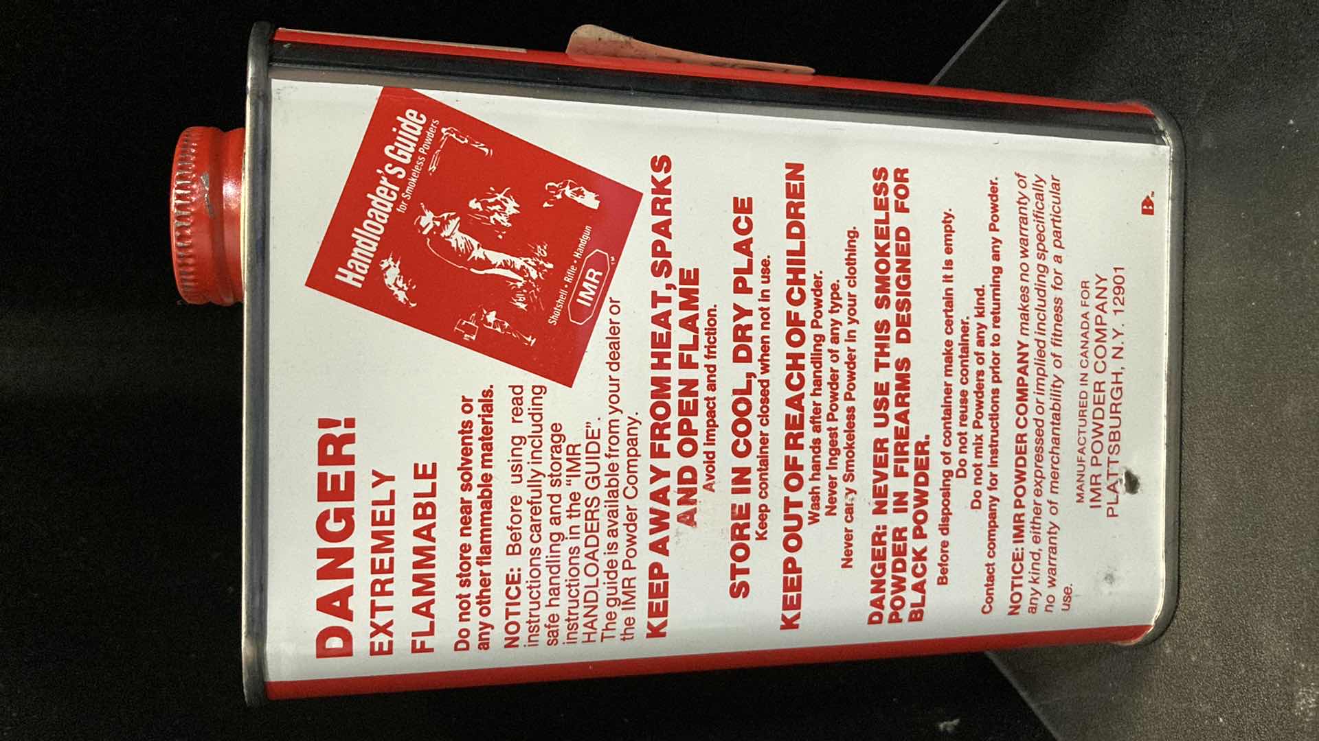 Photo 1 of IMR 3031 SMOKELESS POWER 1LB TIN (FULL)