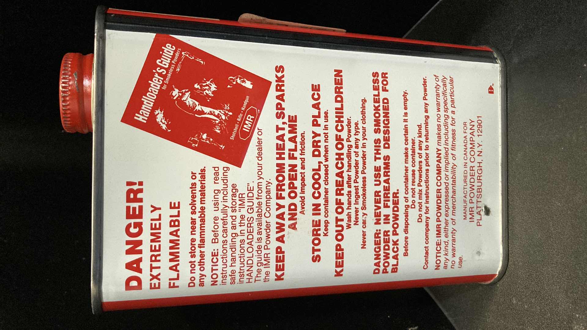 Photo 1 of IMR 3031 SMOKELESS POWER 1LB TIN (FULL)