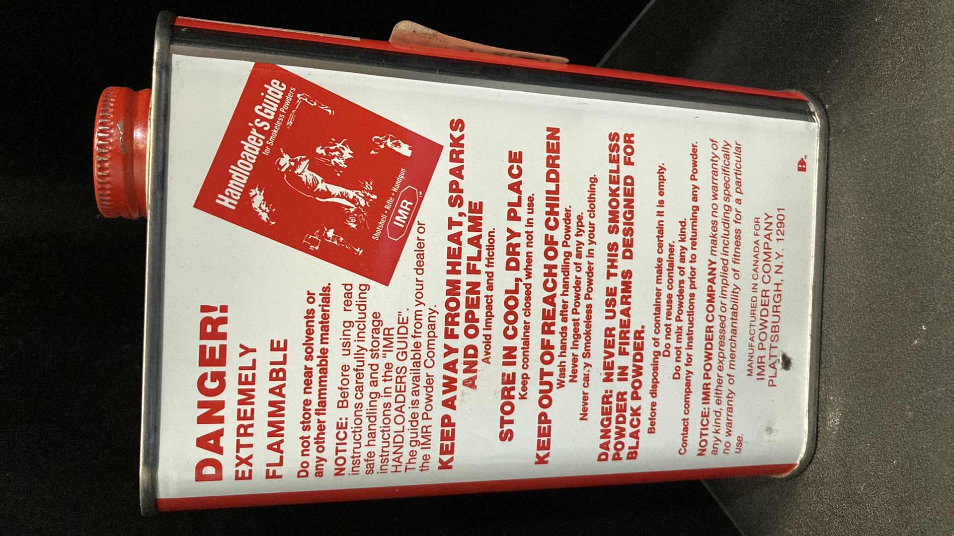 Photo 1 of IMR 3031 SMOKELESS POWER 1LB TIN (FULL)