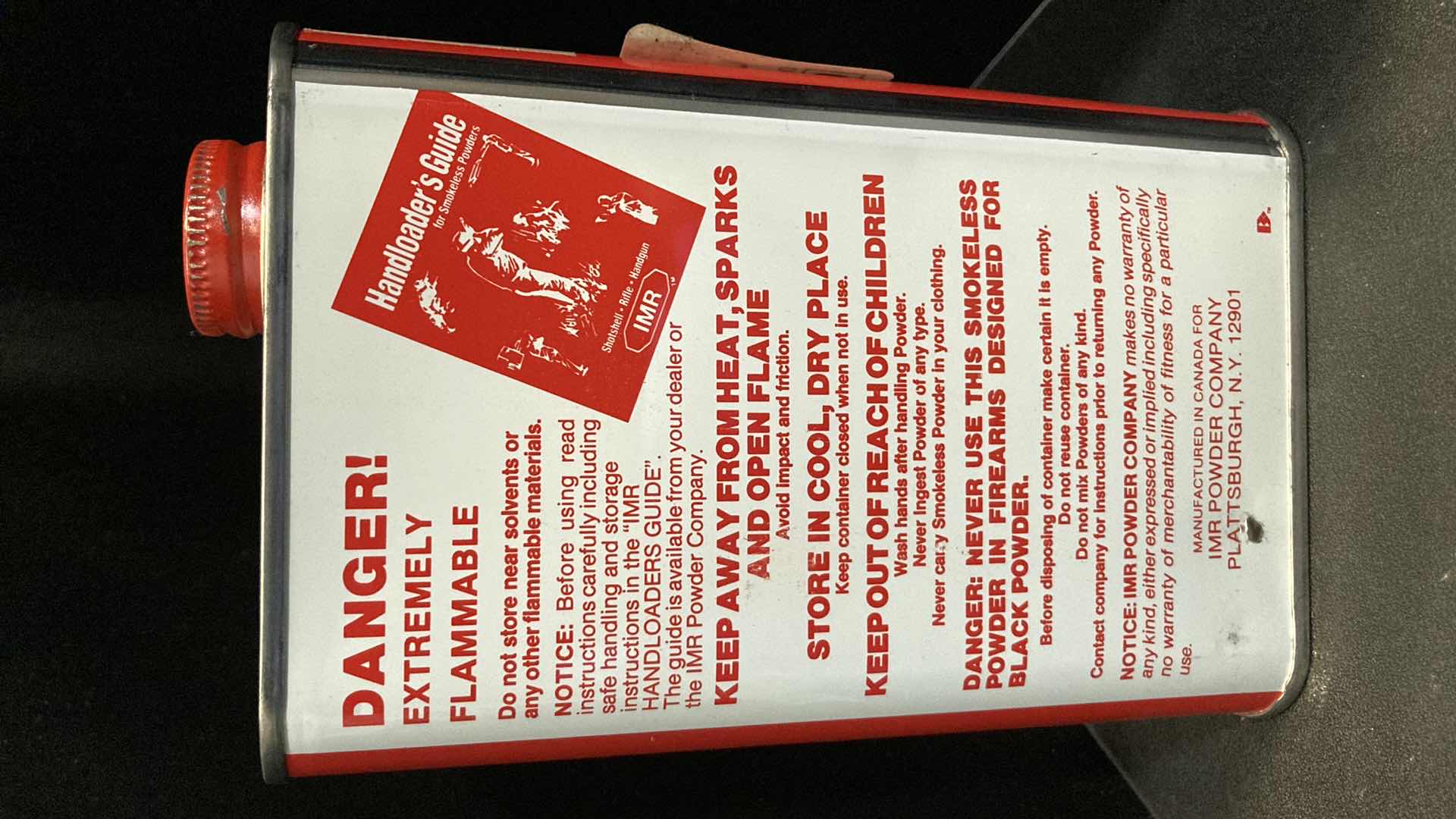 Photo 1 of IMR 3031 SMOKELESS POWER 1LB TIN (FULL)