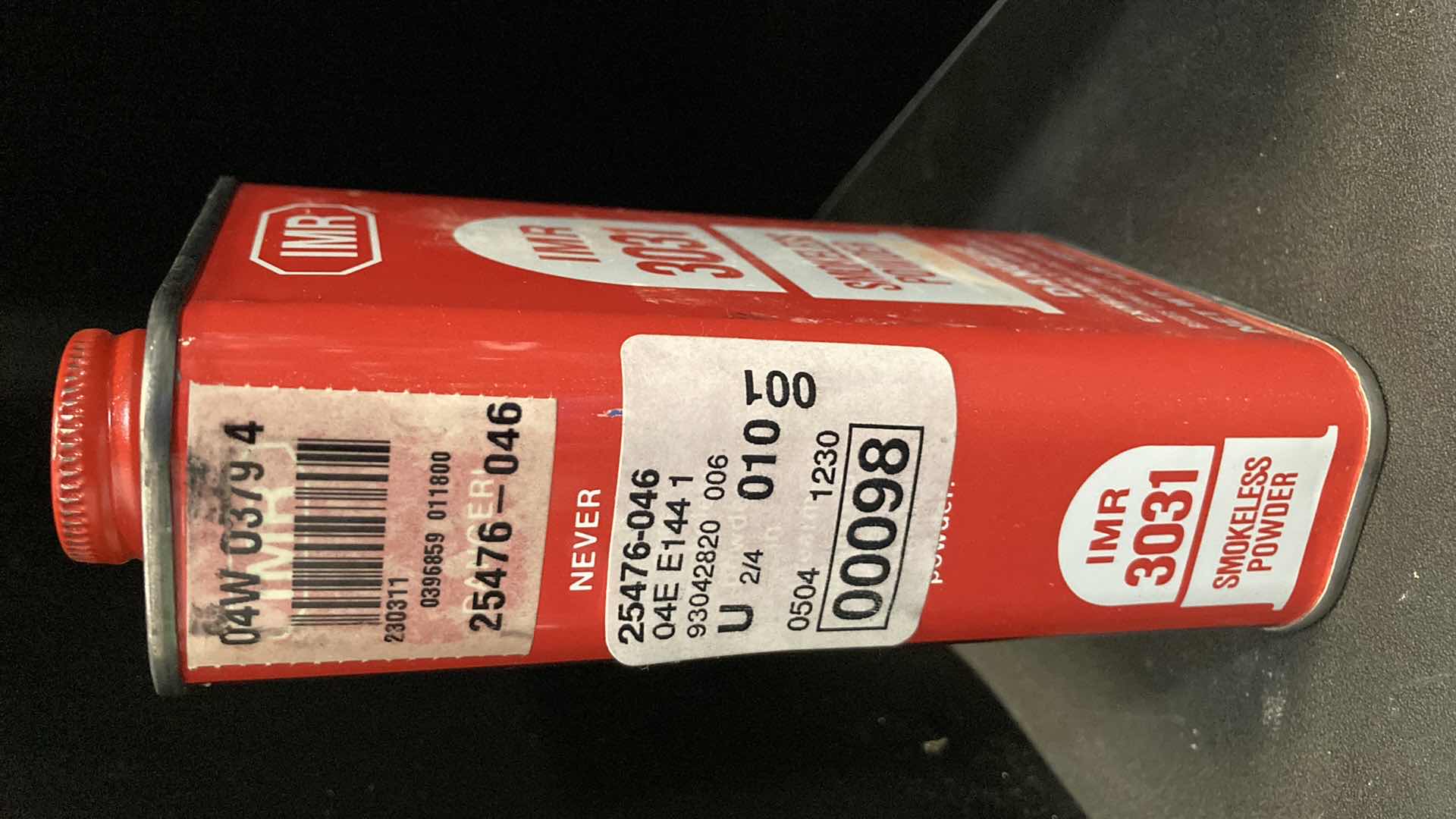 Photo 2 of IMR 3031 SMOKELESS POWER 1LB TIN (FULL)