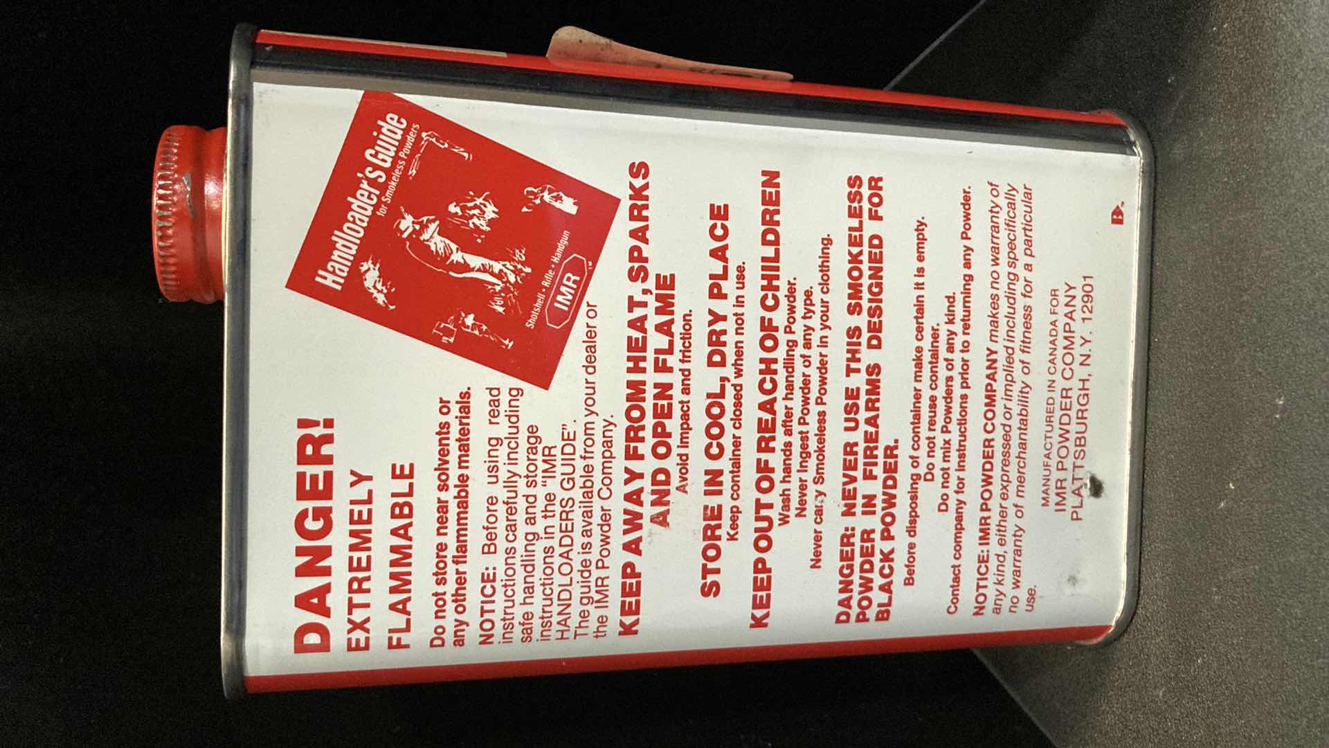 Photo 1 of IMR 3031 SMOKELESS POWER 1LB TIN (FULL)