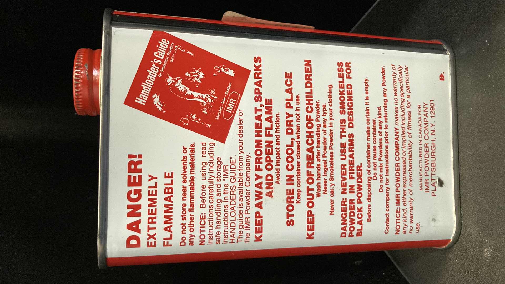 Photo 1 of IMR 3031 SMOKELESS POWER 1LB TIN (FULL)