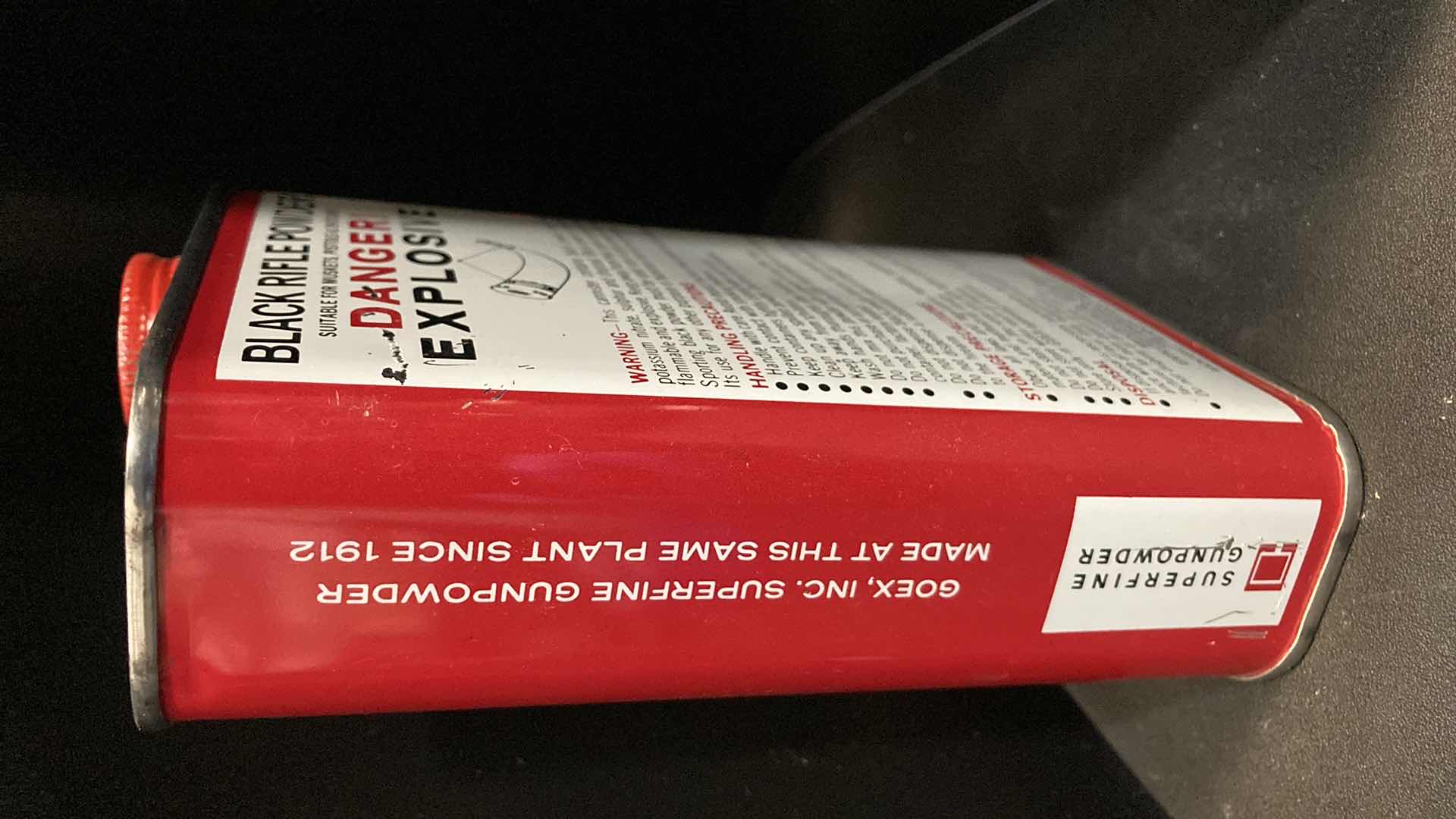 Photo 1 of GOEX INC FFg SUPER FINE BLACK RIFLE POWDER 16OZ ((FULL)