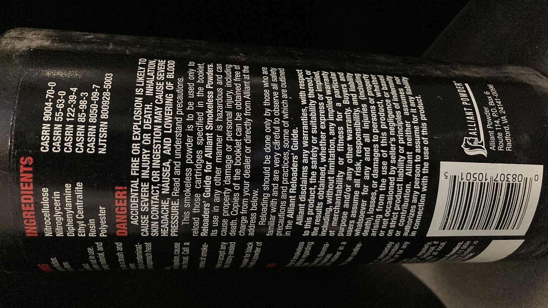 Photo 1 of NEW GREEN DOT SMOKELESS POWDER 1LB (FULL)