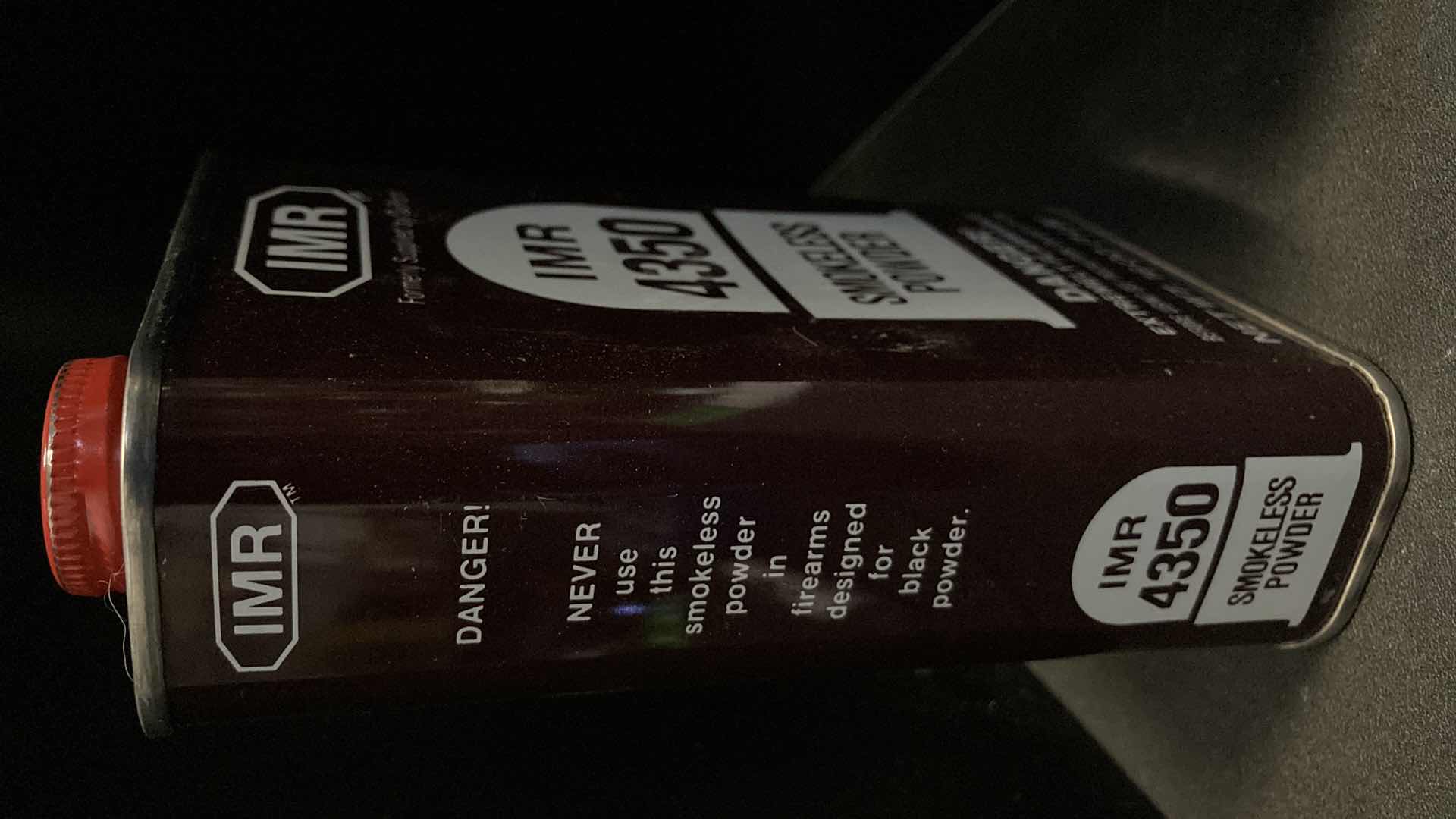 Photo 1 of IMR 4350 SMOKELESS POWER 1LB TIN (FULL)