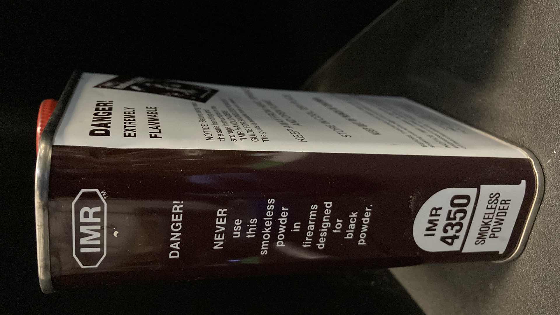 Photo 1 of IMR 4350 SMOKELESS POWER 1LB TIN (FULL)