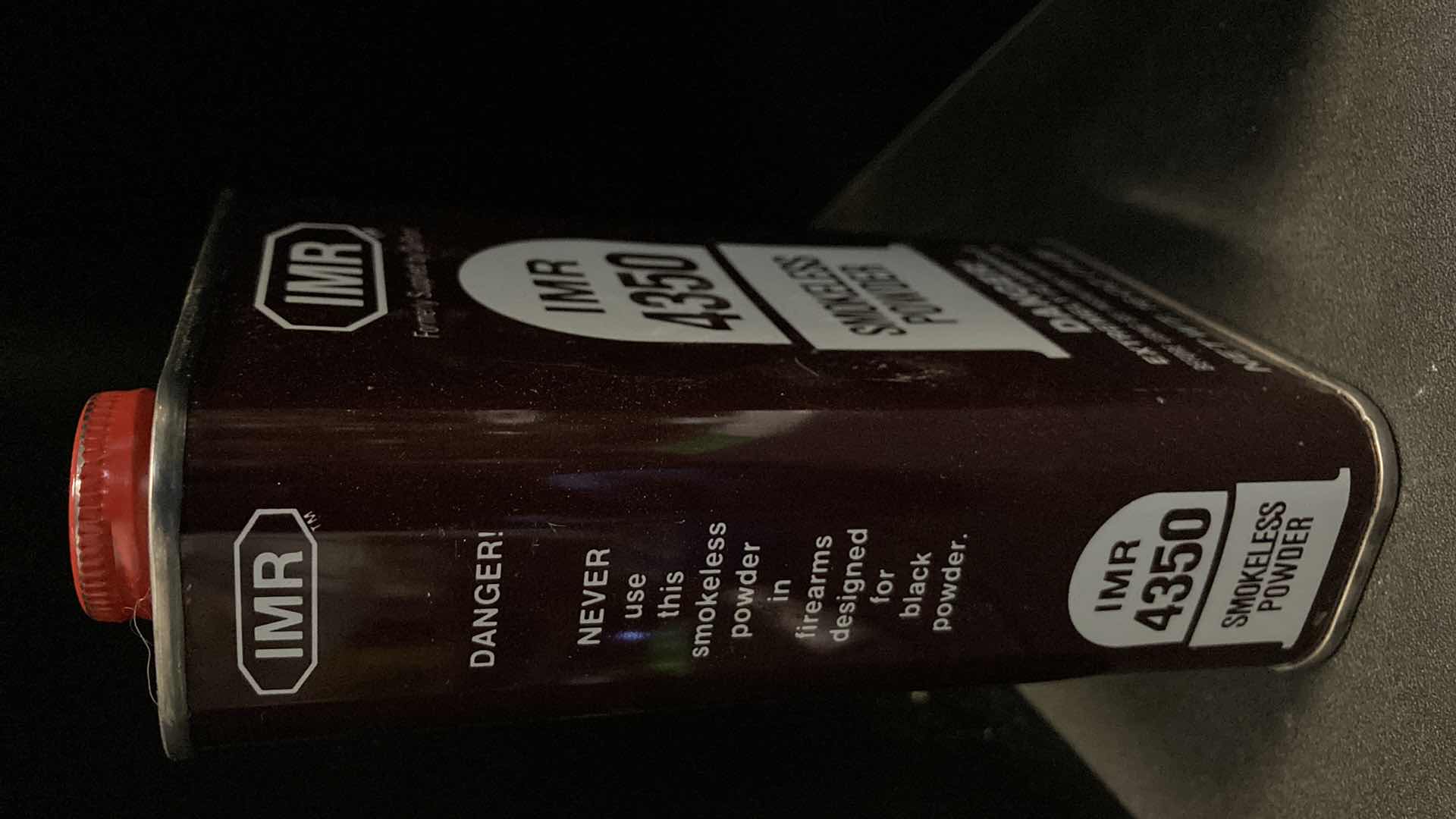 Photo 1 of IMR 4350 SMOKELESS POWER 1LB TIN (FULL)