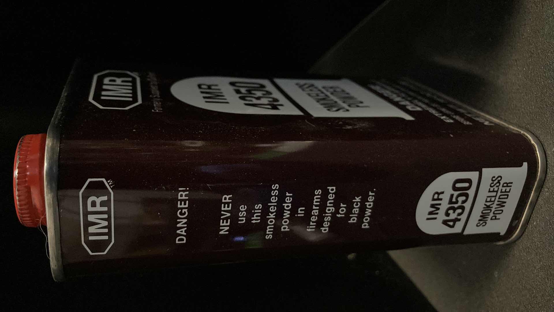 Photo 1 of IMR 4350 SMOKELESS POWER 1LB TIN (FULL)