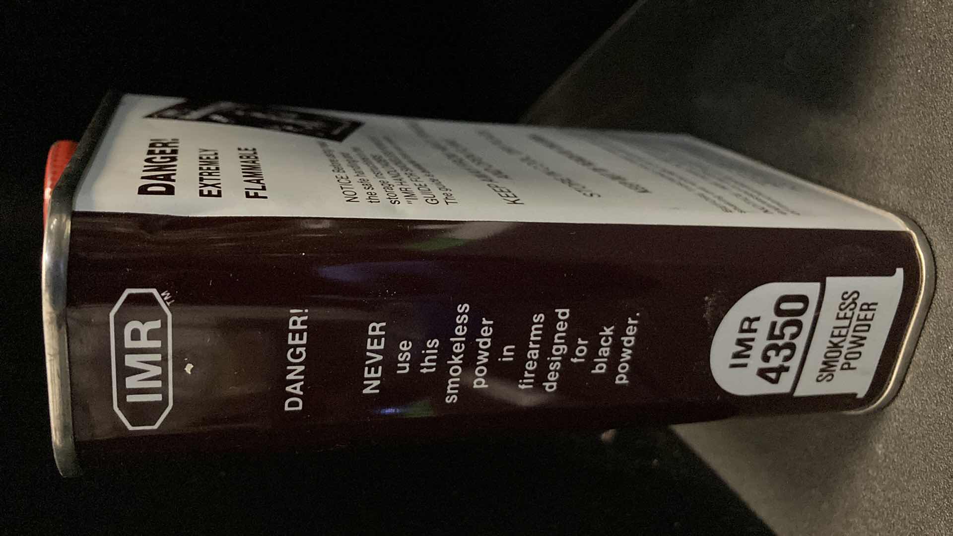 Photo 1 of IMR 4350 SMOKELESS POWER 1LB TIN (FULL)