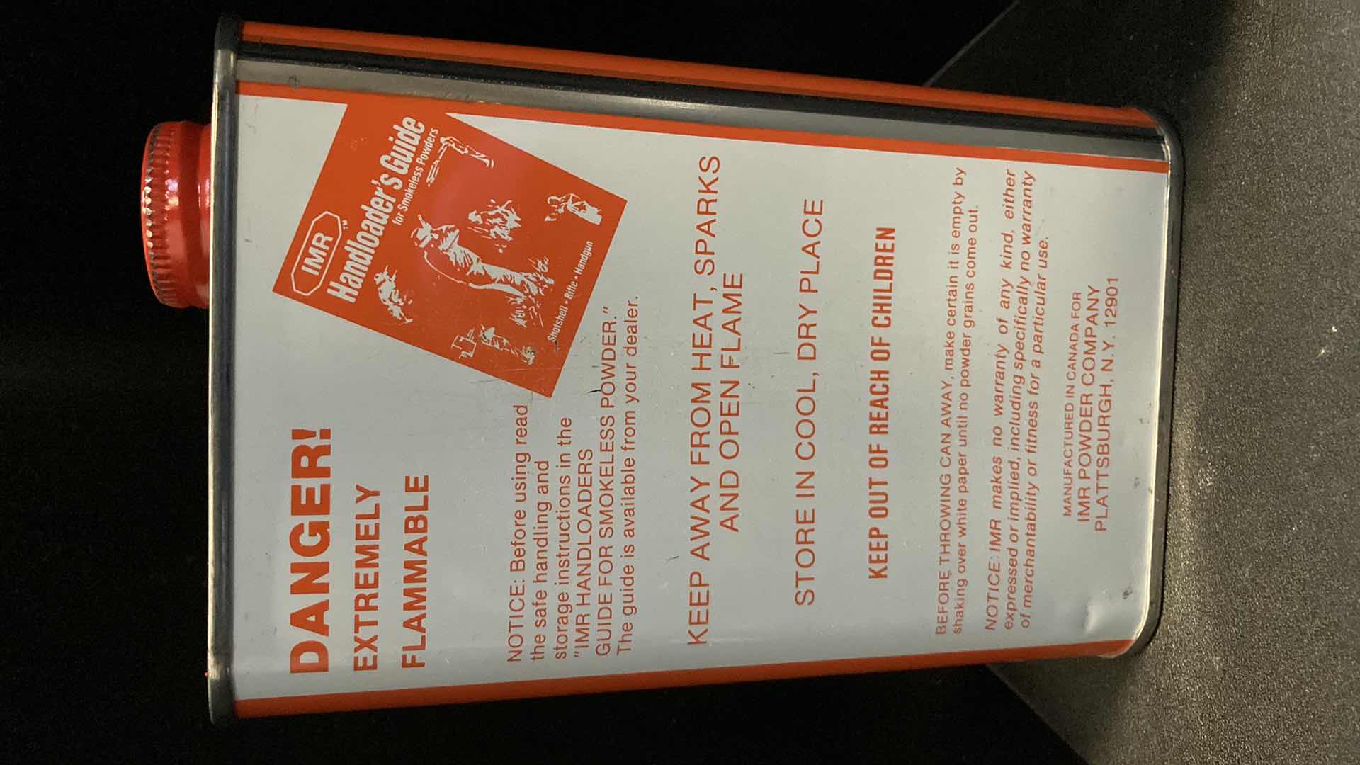 Photo 1 of IMR 4831 SMOKELESS POWER 1LB TIN (FULL)