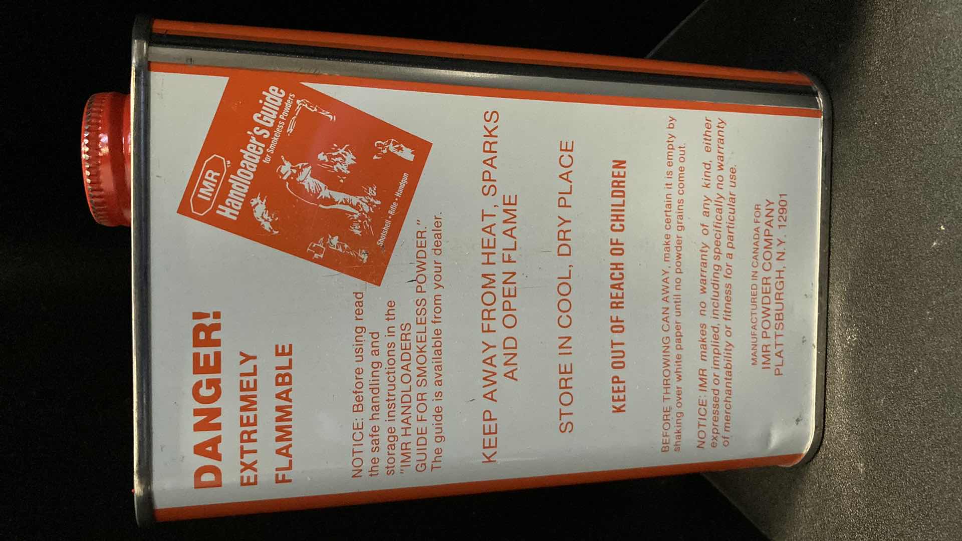 Photo 1 of IMR 4831 SMOKELESS POWER 1LB TIN (FULL)