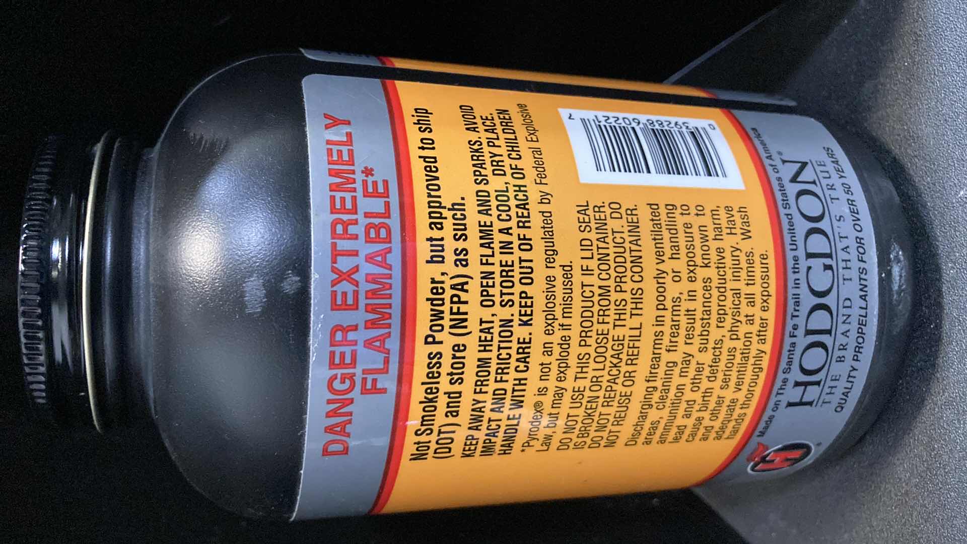 Photo 1 of HODGDON PYRODEX THE MUZZLELOADING PROPELLANT RS THE FFG EQUIVALENT 16OZ