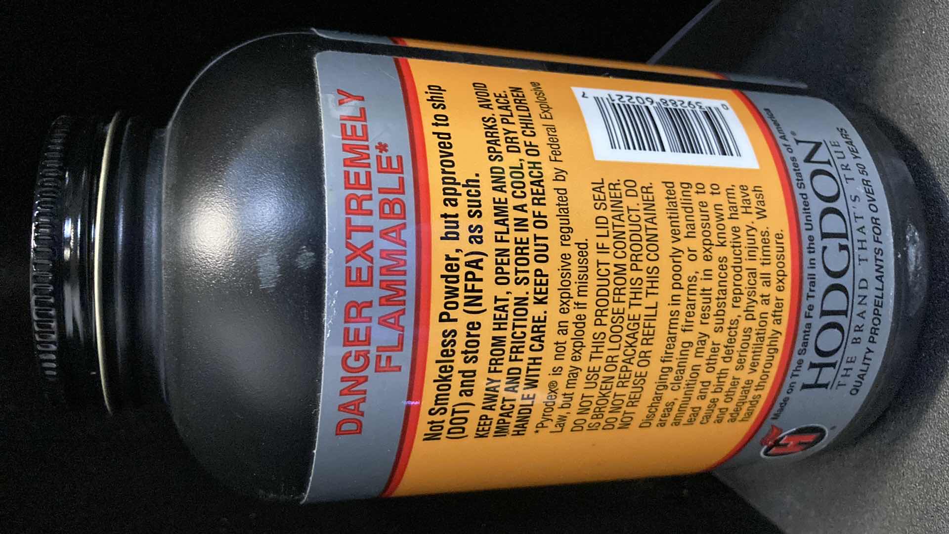 Photo 1 of HODGDON PYRODEX THE MUZZLELOADING PROPELLANT RS THE FFG EQUIVALENT 16OZ